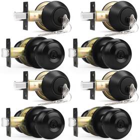 Probrico B07t82rk4b Entry Door Knob And Double Cylinder Deadbolt Lock Combo Set Keyed
