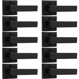 B0cw17nqz5 Probrico Black Stainless Steel Dummy Lever Handle Hardware For Cabinets Closets