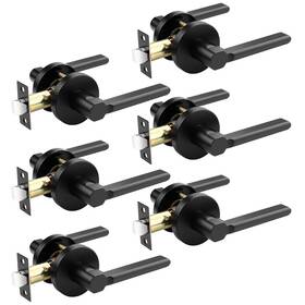 Probrico B0d25rmwgc Passage Door Handles Keyless Interior Handle Black