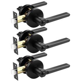 B0d25rthmr Probrico Privacy Door Handles For Bedroom And Bathroom Black Handle