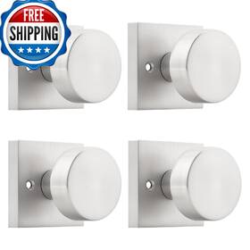 B0dhch9glf Probrico Brushed Nickel Dummy Door Knobs 2 Pack Square Interior For
