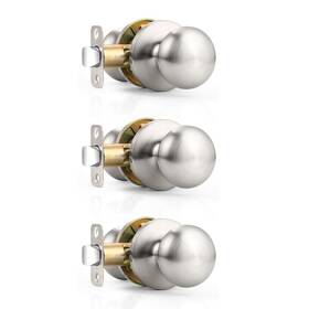 B0dp959hd3 Probrico Passage Door Handles Inside 3 Pack Modern Closet/hallway Doorknob With