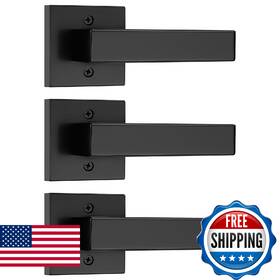 B0dph4qq4x Probrico 3 Pack Door Lever Dummy Handle For Closets French Doors Squa