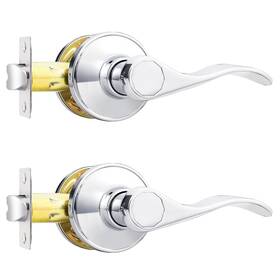 B0f42tmxy2 Probrico Chrome Door Handles Interior Passage Handle Lever Polished