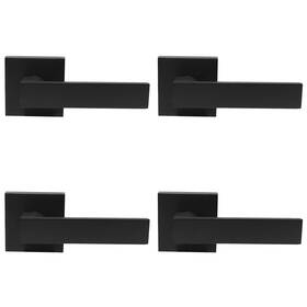 Dl01bkdm-4 Probrico 4 Pack Dummy Door Handles In Matte Black Non-turning Interior Levers