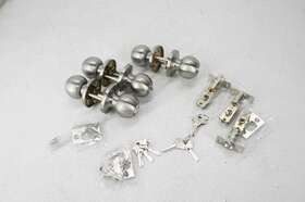Probrico Dl607snet-combo-sg3pack Brushed Nickel One Keyway Ball Door Knobs