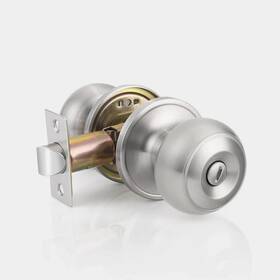 Dl609snbk Probrico 2-pack Satin Nickel Keyless Interior Bed/bath Privacy Door Knobs