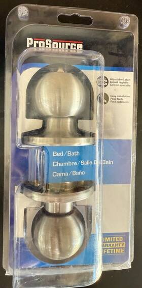 Prosource 045734656130 Bed/bath Satin Nickel Finish Lot 135