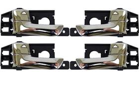 Ki-2501m-qp Pt Auto Warehouse - Inner Interior Inside Door Handle Chrome F