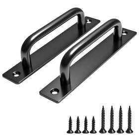 Ptoahqu 410491666251 2pcs 5.8 Inches Barn Door Handle Premium Aluminum Alloy Gate Sturdy