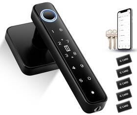 Pulido 739437506679 Fingerprint Door Knob Full Function 5-in-1 Smart Fingerpri