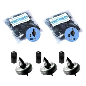B0cks31745 Pure Pour 20 Liquor Bottle Spouts And 3 Tequila Flow Dust Caps Bar Set