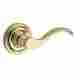 Pv.cur.r.trr.003 Baldwin Polished Brass Reserve Curve Lever Leverset 884011460202