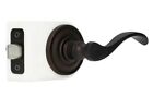 Pv.rou.trr.112 Baldwin Reserve Curve Venetian Bronze Bed Bath Door Lever Traditional