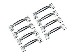 P81-008 Qcaa Door Pull Steel Zinc Plated 5-3/4 Inch 8 Pack Made In Taiwan