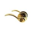 Qs740pmlll03 Kwikset Lh Rcal Rcs Sig Polished Brass Pembroke Entry Lever