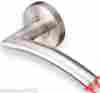 Ra104dr-32d Inox Ra Rosette 104 Brussels Lever Right Half Dummy Or Closet
