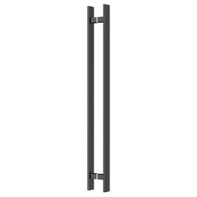 Mbh-1887-18 Ranbo H-shaped 18 Inch Length Rectangle Back To Large Push Pull Door Handle Edge