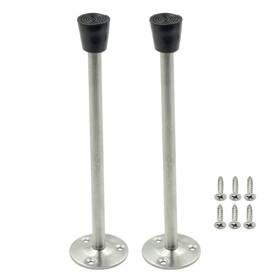 Wby1670 Rannb Long Door Stopper Wall Mount Doorstop With Rubber Tip 200mm/7-7/8 Total Lengt