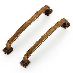 Rd4zc128ghhg3 Ravinte Decor 3 Pack Cabinet Handles Arch Pulls - 5 Inch Drawer Antique Brass