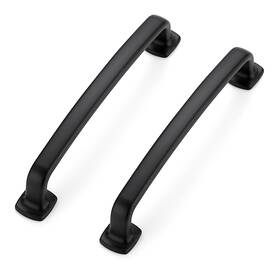 Rd4zc128hs20 Ravinte Decor 20 Pack Cabinet Handles Arch Pulls - 5 Inch Drawer Black Kitche