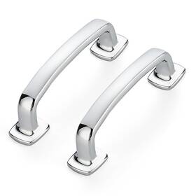 Rd4zc76dg3 Ravinte Decor 3 Pack Cabinet Handles Arch Pulls - Inch Drawer Polished Chro