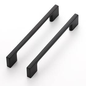 Rdfx1128hs10 Ravinte Decor 10 Pack Black Cabinet Handles - 5 Inch Hole Center Kitchen Wide F