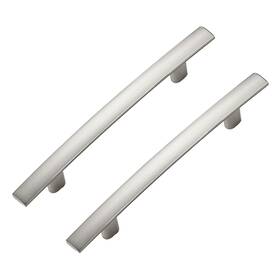 Rdqx96ls25 Ravinte Decor 25 Pack Cabinet Handles 3.75 Inch Hole Center - Curved Pulls Brushed Nick