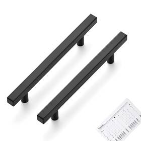 Ravinte Ocnzmbyjfx128188hs10 10 Pack Matte Black Cabinet Pulls 5 Inch Handles Kitche