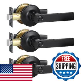B0fdkx565n Razcc Azcc Privacy Door Handles 3 Pack Matte Black Lever Bed And Bath Doo