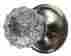 Rdk4494us15 Copper Mountain Hardware 3 Fluted Crystal Door Knobs Passage Sets Victorianl Plate Brushed Nickel Nib