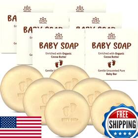B0bl7yhdtp Relaxcation Organic Unscented Baby Soap Bar - 4 Simple Ingredients Coco Olive
