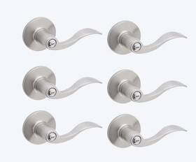 5285748 Reliabilt Olivia Satin Nickel Interior Bed/bath Privacy Door Handle Contractor P