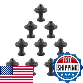 Renovators Supply Manufacturing B01ctxvy5a Round Kitchen Cabinet Knobs Set Of 10 Cast Iron