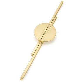 Lscj15gd288-2 Rergy #units-zm-us Cabinet Handles Half Moon Door Pulls And Knobs 2pack Brushed Gold 1
