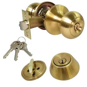 Sb-kw1 Ri-key Security 744676257060 Deadbolt Set 6 Keys Entry Front Door Bedroom Closet Rikey