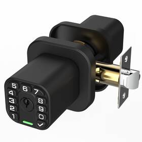 Richelock B0djdc3z3n Square Door Knob Keypad Keylees Entry Lock Cylinder Auto