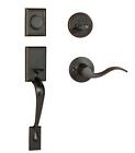 Rid-her-405-12pl Dynasty Hardware Ridgecrest Front Door Dummy Handleset Aged Oi