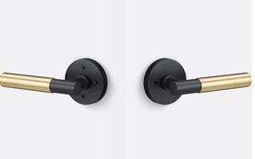 Ap102-rd Ridgecrest Sure-loc Fbl Sm Sb Aspra Round Door Hardware Privacy