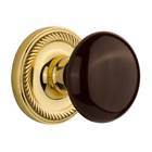 640694 Ropbrn Mrt 214 Kh Nostalgic Warehouse Brown Porcelain Solid Brass Mortise Backset 640697169224