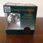 701566 Rosette Nostalgic Dart Knob Warehouse Nickel Classic Privacy Satin Egg