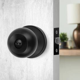 Knobs-20210716 Rotesonne 1 Pack Matte Black Privacy Door Knobs For Bedroom Bathroom And Passage Keyl