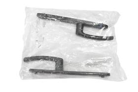 319955 Roto Narrow Backplate Door Lever Handle Set Matt Black Made In Germany