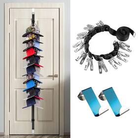 Yhk157-ca Rotopata Over The Door Cap Organizer Hat Rack For Hold Up To 20 Basebal