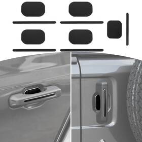 Rt-tcz Jl005 Rt-tcz For Jeep Jlu Tailgate Door Handle Covers Inserts Scratch Protector For