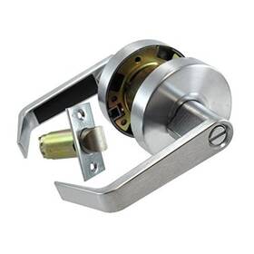 S. Parker Hardware 031334104164 Dull Chrome Lever Privacy Lockset
