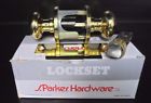 S.parker Hardware Polished Brass Passage Knob Lockset 031334995106