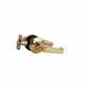S51pd Schlage Sat 605 Saturn Polished Brass Commercial Grade Keyed Entry Lever