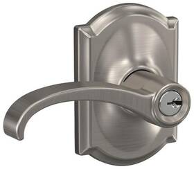 F51awit619cam Schlage 043156024520 F51a-wit-cam Custom Whitney Single Cylinder Keyed Entry - Nickel
