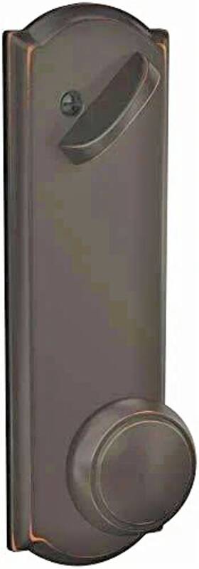Schlage 043156046843 Fct59and716add Andover Single Cylinder Full Plate Interior Side Only
